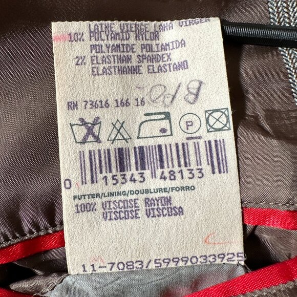 Hugo Boss Aamon Blazer Men Size 44R Two-Button Jacket Cotton Blend Made Slovenia - Picture 16 of 16